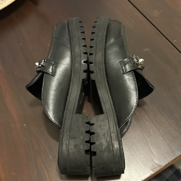 Dirty Laundry Womens Vallor Lucite Chain Detail Chunky Clog Black Size 9 - Picture 12 of 14